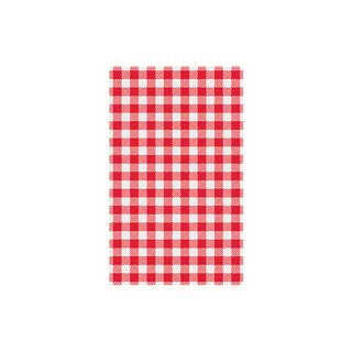 RED GINGHAM PRINT PAPER 190x310 [74204]