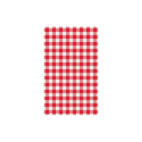 RED GINGHAM PRINT PAPER 190x310 [74204]
