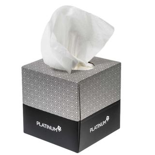 FACIAL TISSUE PLAT. CUBE 2PLY[936CW] 24