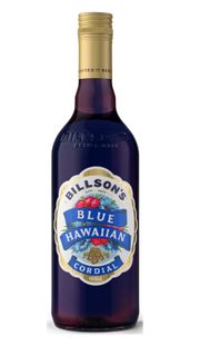 BILLSONS CORDIAL BLUE HAWAIIAN 700ml(6)