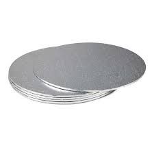 CAKE BOARD FOIL ROUND 10" [SS10] 50