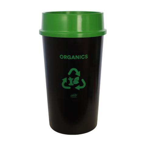 BIN GREEN RECYCLE ORGANIC 60L[SABC-2071G