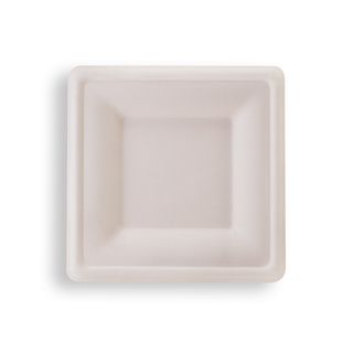 S/CANE PLATE 6" SQUARE FF [SC6SQR] 50/10