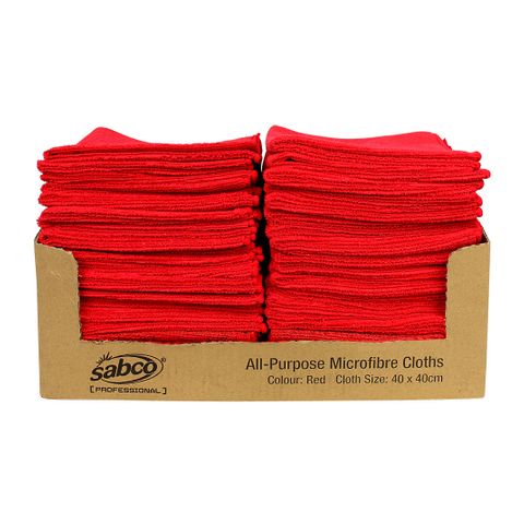M/FIBRE CLOTH RED A/P 40cm [SABC-3909]50