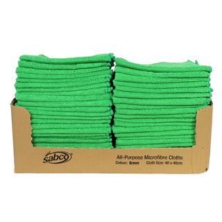 M/FIBRE CLOTH GREEN A/P40cm[SABC-3914]50