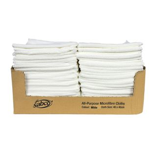 M/FIBRE CLOTH WHITE A/P40cm[SABC-3916]50