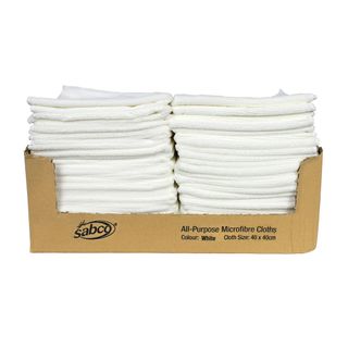 M/FIBRE CLOTH WHITE A/P40cm[SABC-3915]50