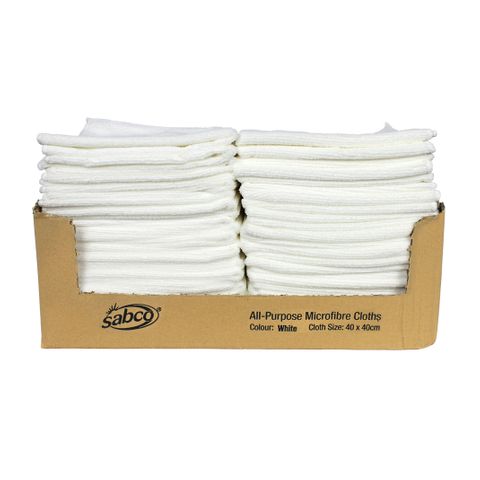 M/FIBRE CLOTH WHITE A/P40cm[SABC-3916]50