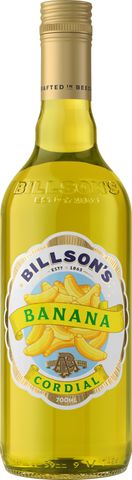 BILLSONS CORDIAL BANANA 700ml(6)