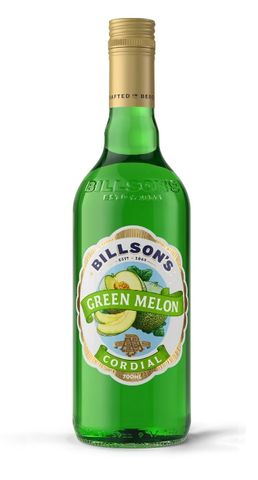 BILLSONS CORDIAL GREEN MELON 700ml(6)