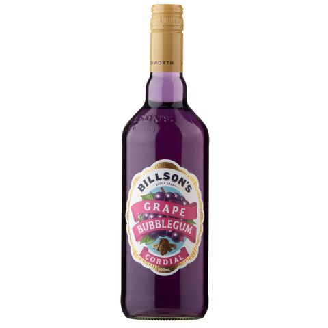 BILLSONS CORDIAL GRAPE BUBBLEGUM 700ml(6