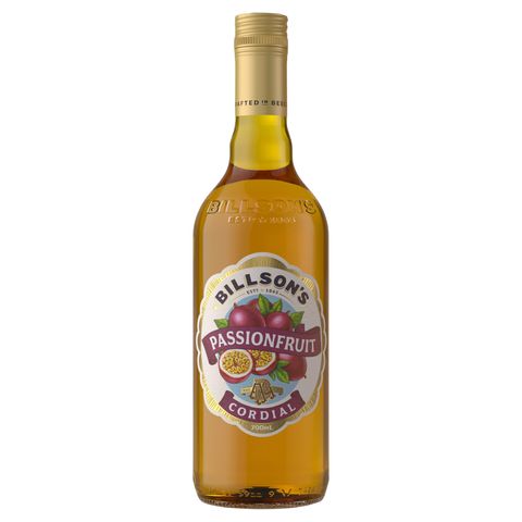 BILLSONS CORDIAL PASSIONFRUIT 700ml(6)