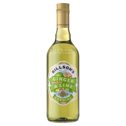 BILLSONS CORDIAL GINGER & LIME 700ml(RO)