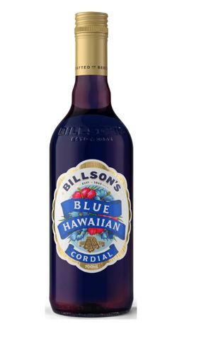 BILLSONS CORDIAL BLUE HAWAIIAN 700ml(RO)