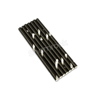 STRAW COCKTAIL BLACK [705017] 250/10