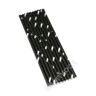 STRAW BLACK REGULAR ZIRRO[705001]2500ctn