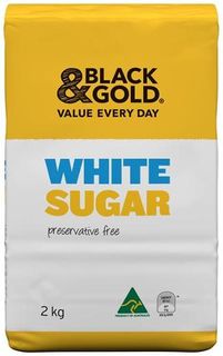 SUGAR 2KG  BLACK/GOLD