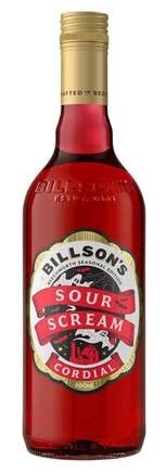 BILLSONS CORDIAL SOUR SCREAM 700ml(6)