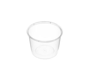 ROUND CONTAINER CLEAR 600ml(RB600) 50/10
