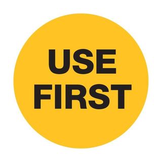 LABEL USE FIRST REMOVABLE 40mm[70300]500