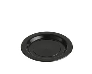 PLATE PLASTIC BLACK ROUND 180mm( )50/10