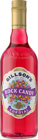 BILLSONS CORDIAL ROCK CANDY 700ml (6)