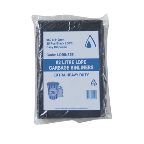 GARBAGE BAG - 82L EX-H/DUTY LDBIN82E 200