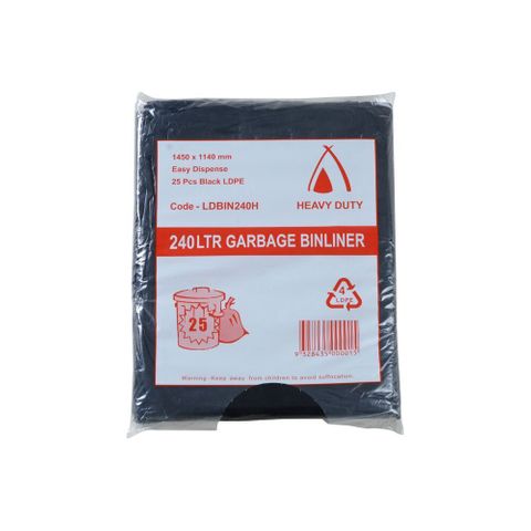 GARBAGE BAG 240L HD [LDBIN240H]100(4x25)