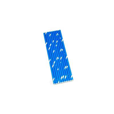 STRAW PAPER ZIRRRO BLUE [705008] 250/10