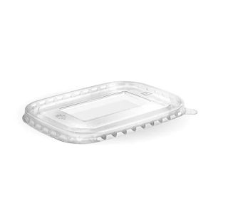 FOOD TUB LID PET CLEAR [BB-LBL-RPET]300