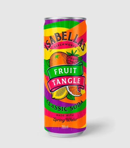 ISABELLA'S SODA FRUIT TANGLE 12x355ml