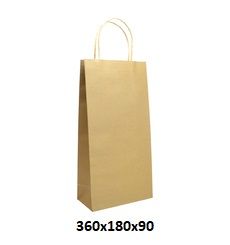 DOUBLE WINE BOTTLE -TWIST HANDLE 100 CTN