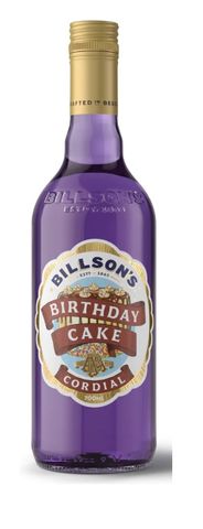 BILLSONS CORDIAL BIRTHDAY CAKE 700ml(6)