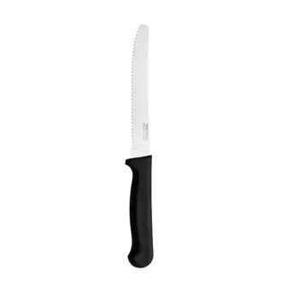 KNIFE STEAK RND TIP BLK HANDLE [19920]