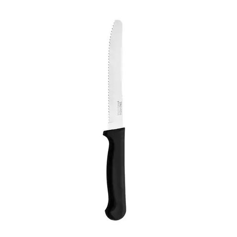 KNIFE STEAK RND TIP BLK HANDLE [19920]