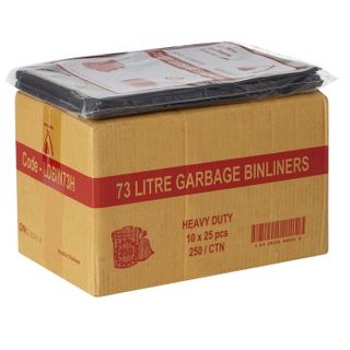 GARBAGE BAGS - 73H H/DUTY LDBIN73H (250)