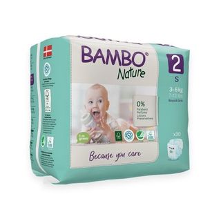 NAPPIES SIZE 2 3-6KG BAMBO(19252)180/CTN