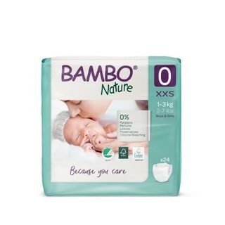 NAPPIES SIZE 0 1-3KG BAMBO(10819)144/CTN