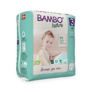 NAPPIES SIZE 3 4-8KG BAMBO(19253)168/CTN