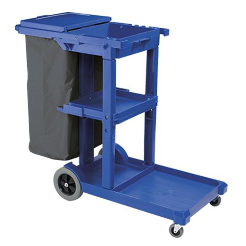 CART JANITORS W/LID MARK11 (JC-175BL)(1)