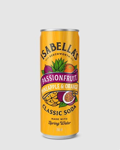 BELLAS SODA P/FRUIT, P/APPLE & ORG 355ML