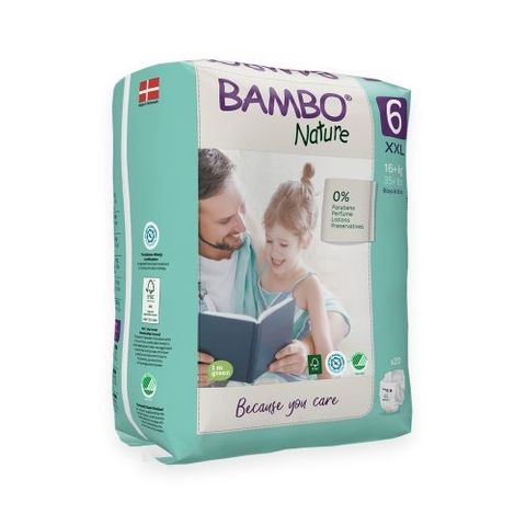 NAPPIES SIZE 6 16KG BAMBO (19256) 120CTN