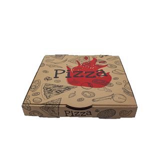 PIZZA BOX 12" KRAFT PRINT (PIZ12KK) 100