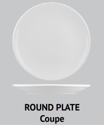 708 PLATE ROUND COUPE 275MM