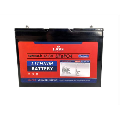 BATTERY LION LIFEPO4 LITHIUM 12V 120AH