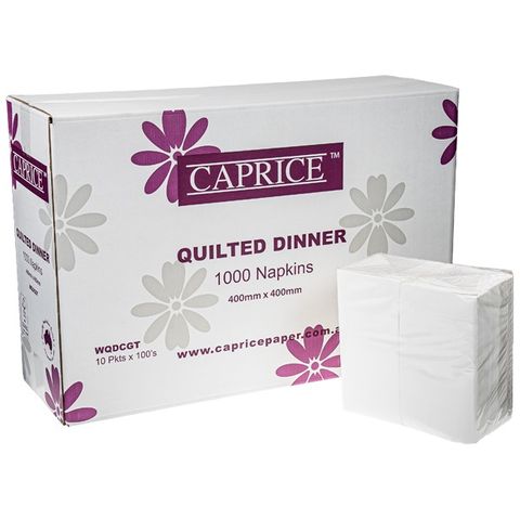 NAPKIN DINNER GT WHT CAPRICE WQDCGT 1000