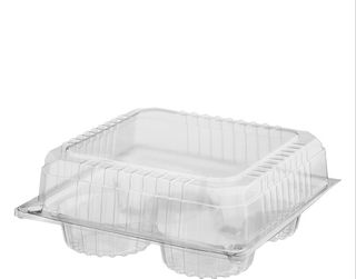 CA-CVP064 4-MUFFIN PACK CLEAR HINGED[200