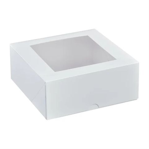 CAKE BOX WINDOW 7x7x4 [BO74W] 100