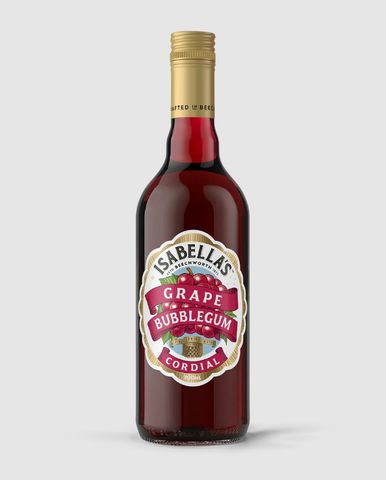 ISABELLA'S CORDIAL GRAPE BUBBLEGUM 700ml