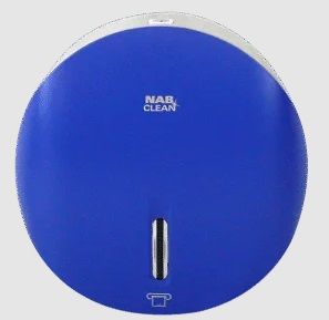 DISPENSER JUMBO TOILET ROLL - BLUE (ABS)